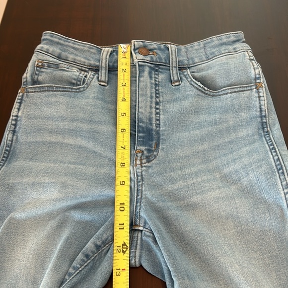 Madewell Curvy Roadtripper High Rise Skinny Jeans Blue Denim Women’s Size 25 - Picture 16 of 17